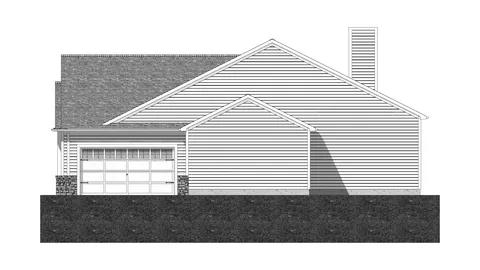 The Ketterington house plan, exterior view 2